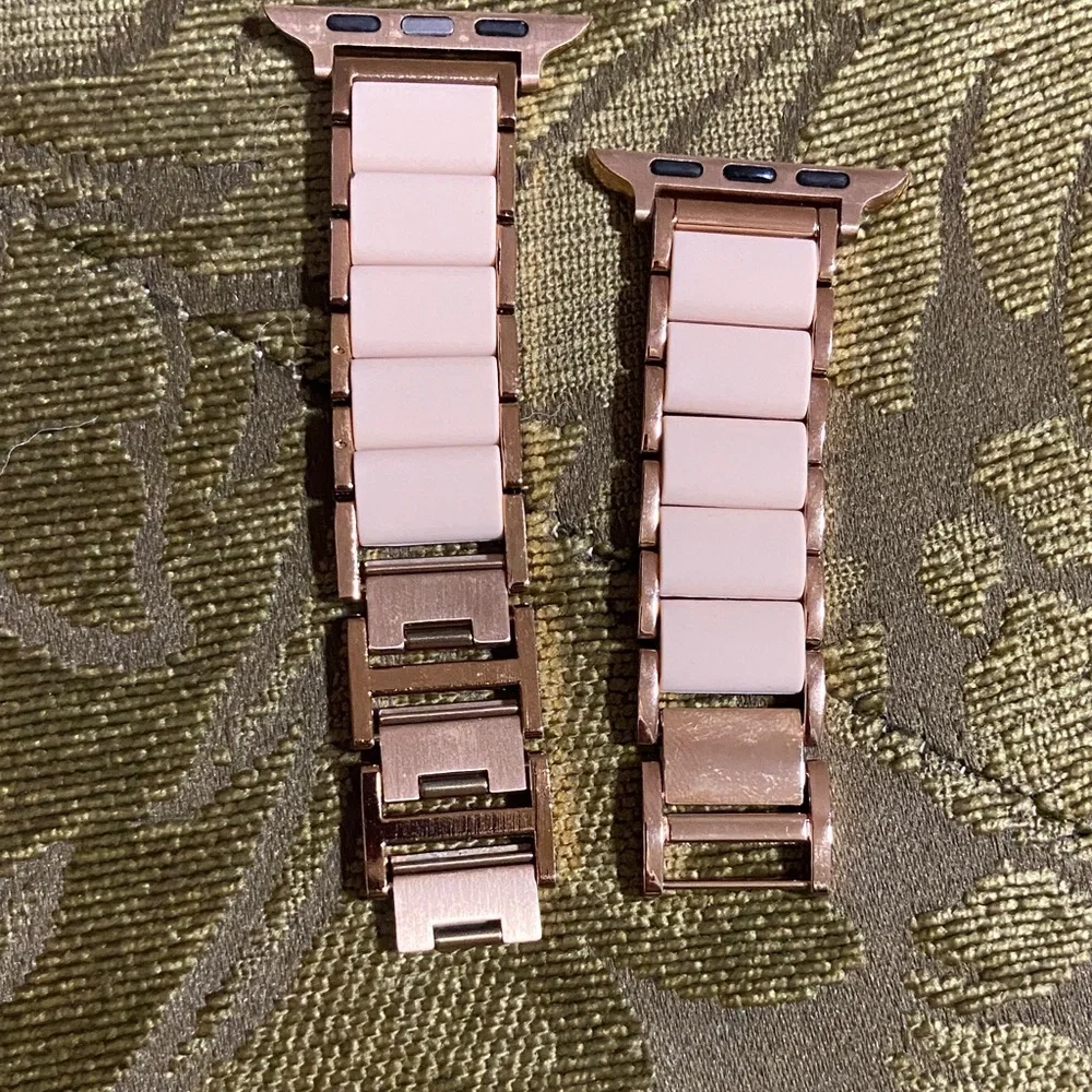 Anne Klein Rose Gold and Pink Smartwatch Band